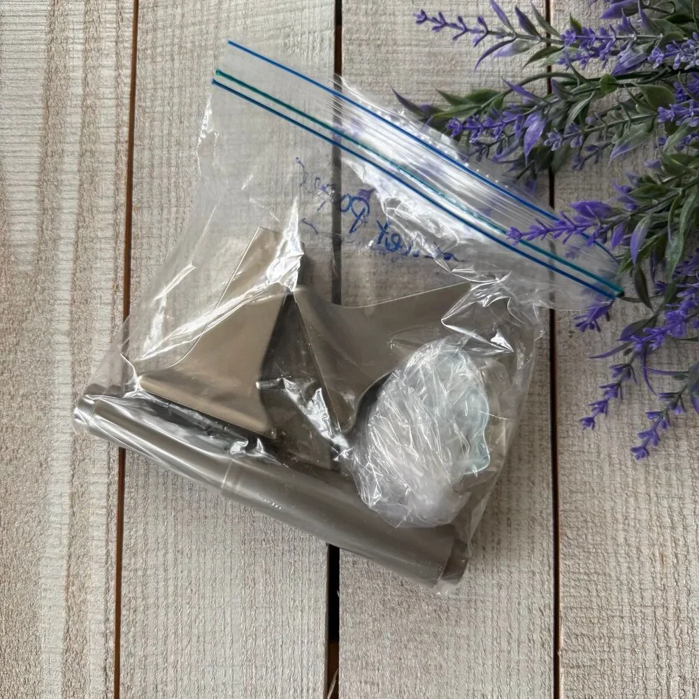 Silver Toilet Paper Holder